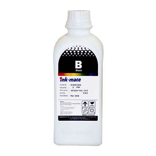 Чернила для EPSON (T0811/T0821/T0801) St Photo R270/390/RX590/T50/P50 (1л, black, Dye) EIM-290A  Ink-Mate