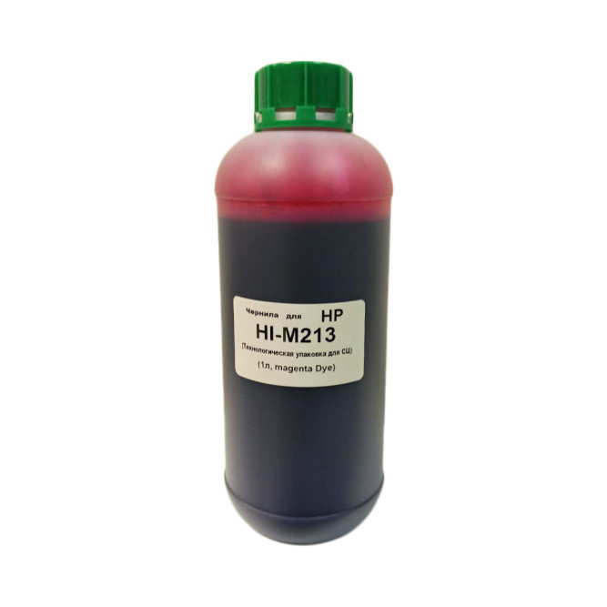 Чернила для HP (1л,magenta Dye) HI-M213 (Технологическая упаковка для СЦ)