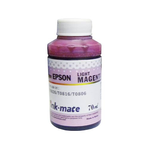 Чернила для EPSON (T0826/T0816/T0806) St Photo R270/390/RX590/T50/P50 (70мл, light magenta, Dye) EIM-290C  Ink-Mate