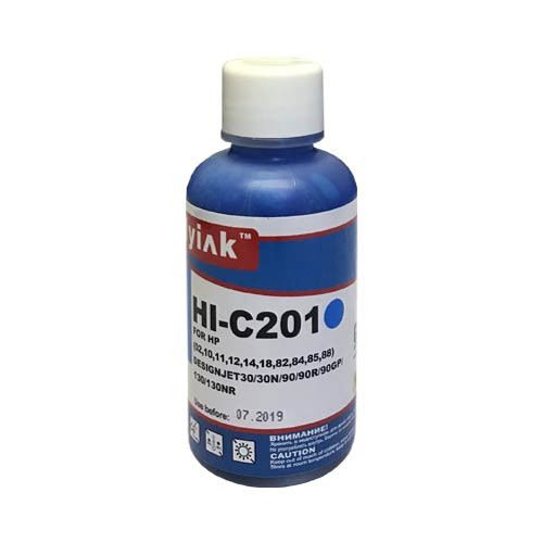 Чернила для HP ( 82/ 85/10/11/88) HP Designjet30/30n/90/90r/90gp/130 C9425A (100мл,cyan, Dye) HI-C201 MyInk