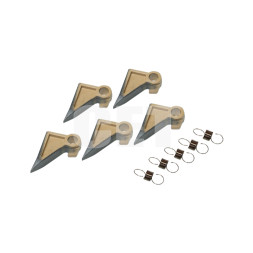 Палец отделения бумаги тефлонового вала с пружиной для KONICA MINOLTA Bizhub 200/250/350 (CET), CET7103