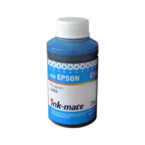 Чернила для epson (t6732/t1712) l800/ expression home xp-103/203/406 (70мл, cyan, dye) eim-801c  ink-mate