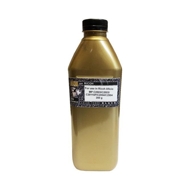 Тонер для RICOH MP C2503/C2003/C2011/C2004/C2504 (фл,350,черный , 15K)  Gold ATM