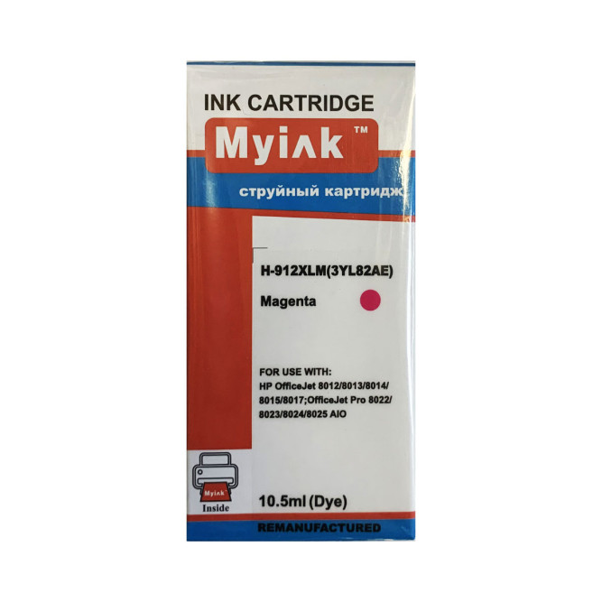 Картридж для (912XL) HP OfficeJet 8013/8023 3YL82AE  Magenta  MyInk