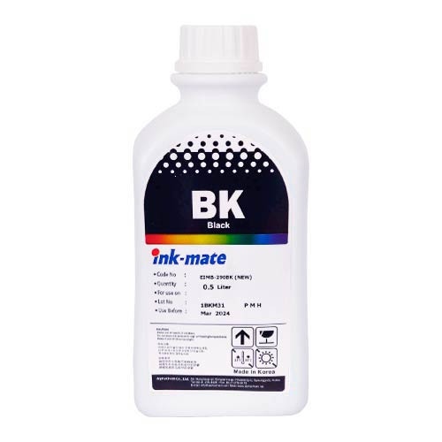 Чернила для EPSON (T0821/T0811/T0801) St Photo R270/390/RX590/T50/P50 (500мл, black, Dye) EIM-290A  NEW  Ink-Mate