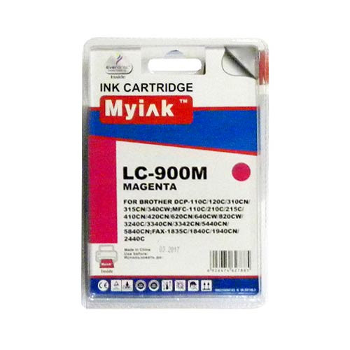 Картридж для Brother DCP-110C/MFC-210C/FAX-1840C (LC900M) Magenta MyInk