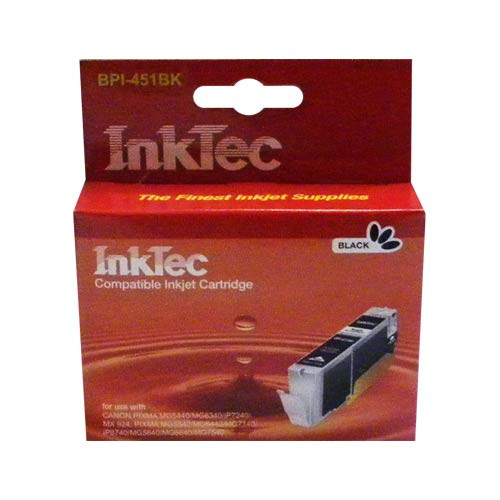 Картридж для CANON  CLI-451XL BK PIXMA iP7240/MG6340/5440/7140  Black InkTec