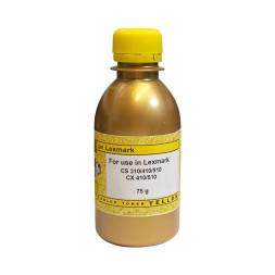 Тонер для Lexmark CS310/410/510/ CX410/510 (фл,75,желтый) Gold ATM