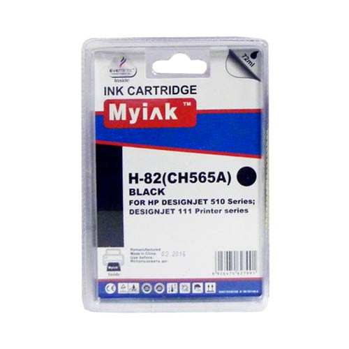 Картридж для (HP  82)  HP DesignJet 111/510/510PS CH565A Black 72 ml MyInk