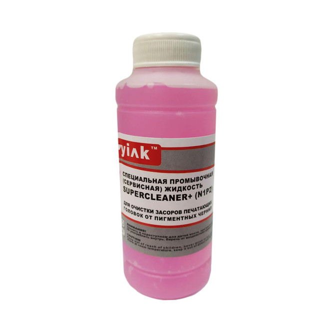 Промывочная спецжидкость (сервисная) (100мл) SuperCleaner N1P2 для очистки засоров печатающих головок от пигментных чернил MyInk