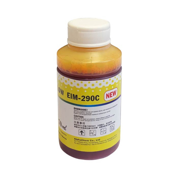 Чернила для EPSON (T0824 /T0814/T0804) St Photo R270/390/RX590/T50/P50 (70мл, yellow, Dye) EIM- 290C NEW Ink-Mate
