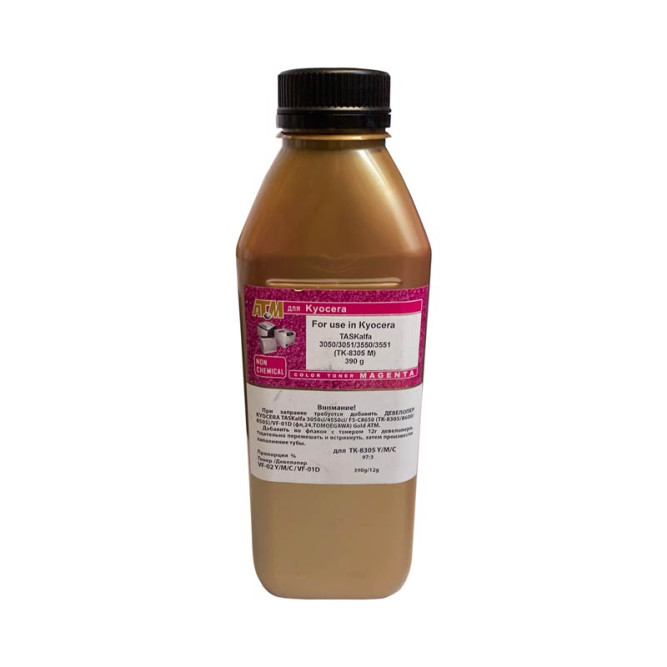 Тонер для KYOCERA TASKalfa 3050ci/3051ci/3550ci/3551ci  (TK-8305M)  (фл,390,красный,15К,NonChem,TOMOEGAWA) Gold ATM