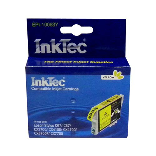 Картридж для (T0634) EPSON St C67/87,CX3700/4700 Yellow InkTec