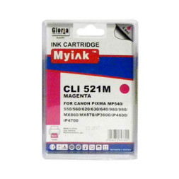 Картридж для CANON CLI-521 M PIXMA iP3600/4600/MP540/620/630/980 Magenta (8,4ml, Dye) MyInk
