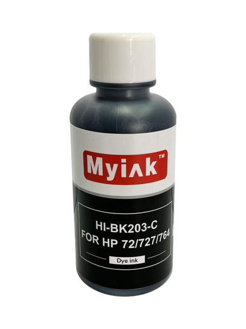 Чернила для (HP 72, HP 727, HP 764) C9370A (100мл, photo black, Dye) HI-BK203-C Gloria™ MyInk