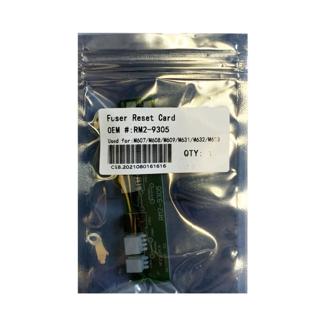 Коммутационная плата печки для HP Enterprise M607/M608/M609/M631 (JT-Fuser Chip) JT