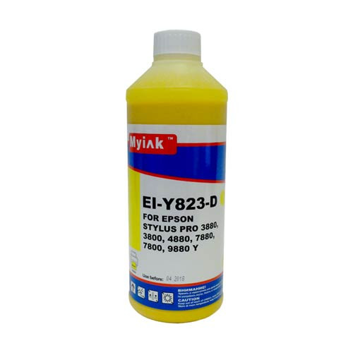 Чернила для EPSON (T0594) St Pro R2400/2880/ 3000/3800/7800/9800/7880/9880 (1л,yellow, Pigment) EI-Y823-D EverBrite™ MyInk