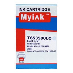Картридж для (T6535) EPSON St Pro 4900 Light Cyan MyInk