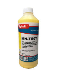 Чернила для EPSON (T50M400) SC-T3700E/T3700D/T3700DE/T5700D/T5700DM/T7700D/T7700DM (1л, Yellow, Pigment) Myink