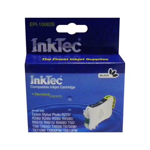 Картридж для (T0821N) EPSON R270/390/RX590/TX700 Black InkTec