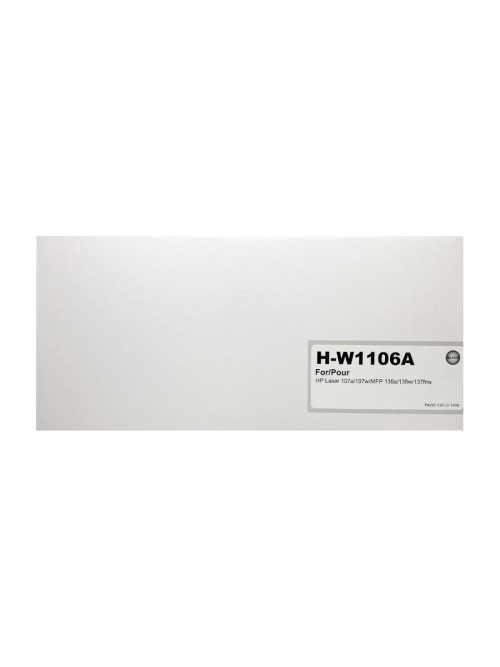 Картридж для HP Laser 107, MFP 135/137 (W1106A) (1K) с чипом (compatible)