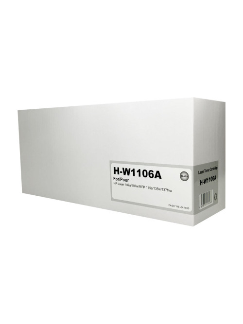 Картридж для HP Laser 107, MFP 135/137 (W1106A) (1K) с чипом (compatible)
