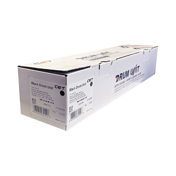 Картридж для KONICA MINOLTA bizhub C258/C308/C368 DR-313K Drum Unit (150K) черный (c двухслойным ракелем) (CET), CET7370P