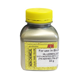 Тонер для BROTHER HL-L8360/L3230, DCP-L8410/L3550, MFC-L8690/L3770 (TN-421/423, TN-213/217) (фл,60,желтый,NonChem) Silver ATM