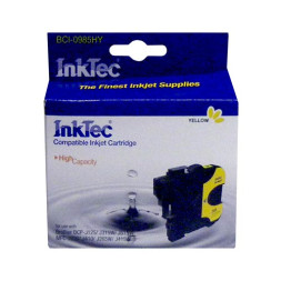 Картридж для Brother DCP-125/315W/515W/MFC-265W/410/415W (LC39/985Y) Yellow InkTec