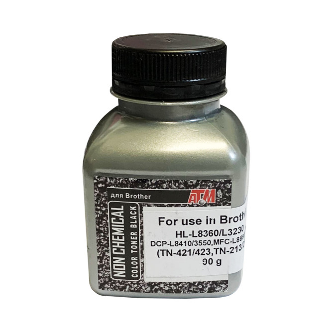 Тонер для BROTHER HL-L8360/L3230, DCP-L8410/L3550, MFC-L8690/L3770 (TN-421/423, TN-213/217) (фл,90,черный ,NonChem) Silver ATM