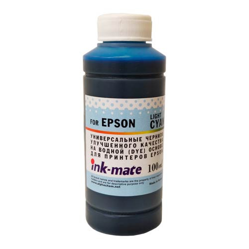 Чернила универсальные улучшенного качества для EPSON (100мл,light cyan, Dye) EIMB-ULCN Ink-Mate