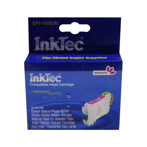 Картридж для (T0823N) EPSON R270/390/RX590/TX700 Magenta InkTec