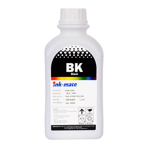 Чернила для EPSON (T0821/T0811/T0801) St Photo R270/390/RX590/T50/P50 (500мл, black, Dye) EIM-290A  Ink-Mate
