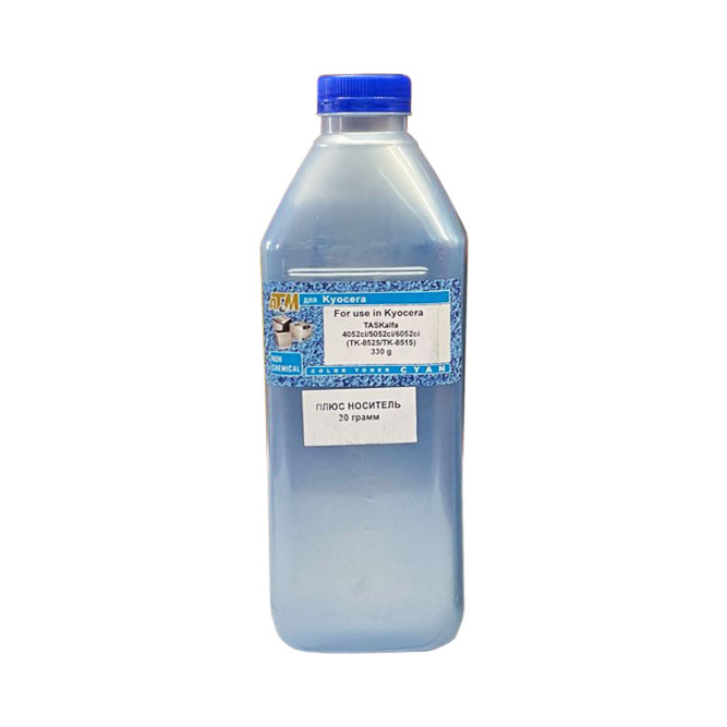 Тонер для KYOCERA TASKalfa 4052ci/5052ci/6052ci (TK-8525/8515) (фл,330+30(носитель),синий,IMEX) Silver ATM
