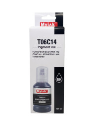 Чернила для EPSON EcoTank (112) (T06C14) L6550/6570/11160/15150/15160 (127мл, black,Pigment) MyInk