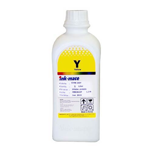 Чернила для EPSON (T6644) L100/ L200 (1л, yellow, Dye) EIM-200Y Ink-Mate
