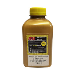 Тонер для KYOCERA FS-C2026MFP/C8020/C5150DN ( TK-590/580/895) (фл,100,желтый,5К,NonChem,MITSUBISHI) Gold ATM