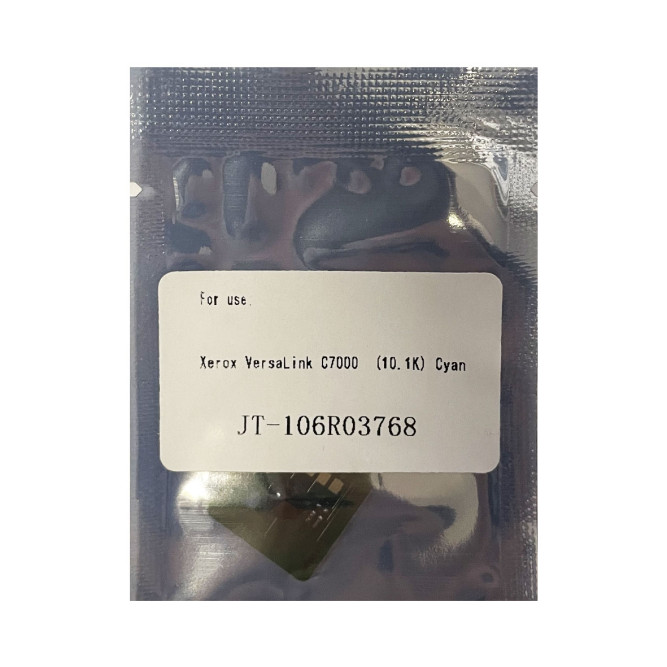Чип к-жа Xerox VersaLink C7000 Toner (106R03768) (10,1K) cyan JT