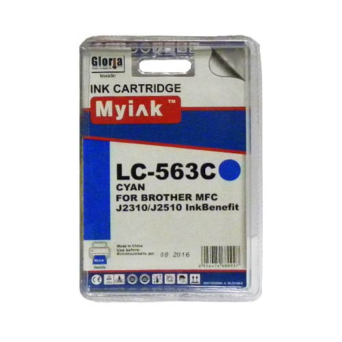 Картридж для Brother MFC-J2510 (LC563C) Cyan MyInk