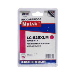 Картридж для Brother MFC-J200/DCP-J100/J105 (LC525XLM) Magenta (16,6ml, Dye) MyInk