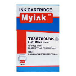 Картридж для (T6367) EPSON St Pro 7900/9900 Grey (700ml, Pigment) MyInk