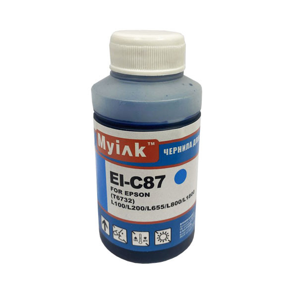 Чернила для EPSON L800/L1800/ L100/ L200 EI-C87 (70мл, Cyan Dye) MyInk