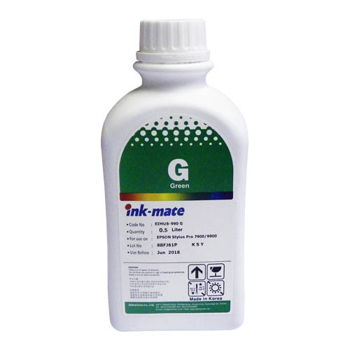 Чернила для EPSON (T636B) St Pro 7900/9900 (500мл, green,Pigment) EIM-990G Ink-Mate