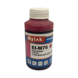 Чернила для EPSON L800/L1800/ L100/ L200 EI-M76 (70мл,Magenta Dye) MyInk