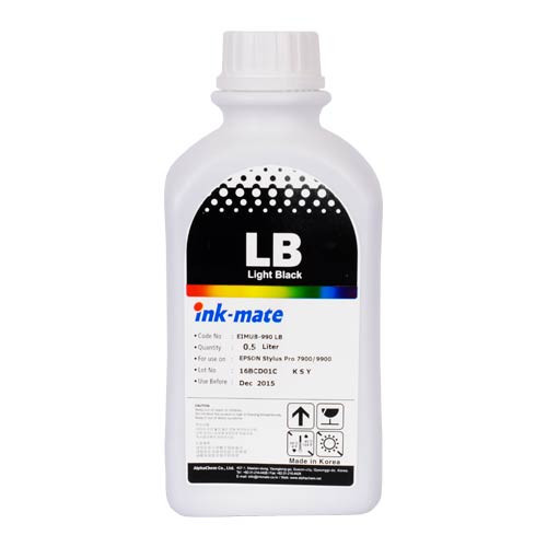 Чернила для EPSON (T6367) St Pro 7900/9900 (500мл, light black,Pigment) EIM-990LB Ink-Mate