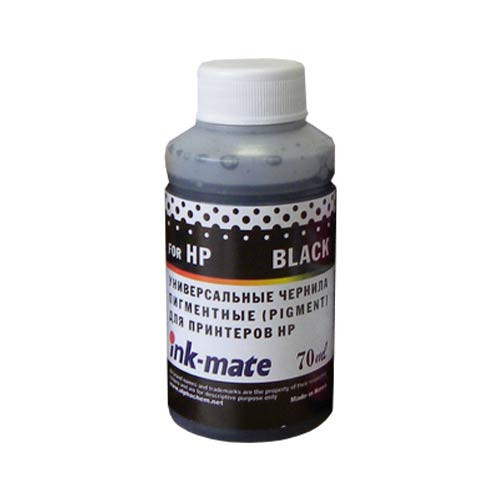Чернила универсальные для HP (70мл, black, Pigment) HIMB-UA Ink-Mate