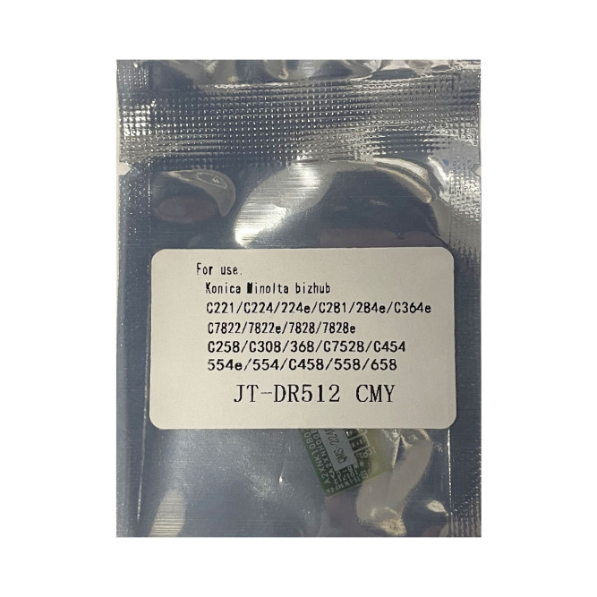 Чип к-жа Konica Minolta bizhub C224/C284/C364/C454/C554/C258/C308/C368/C458 Drum (55K) CYM JT