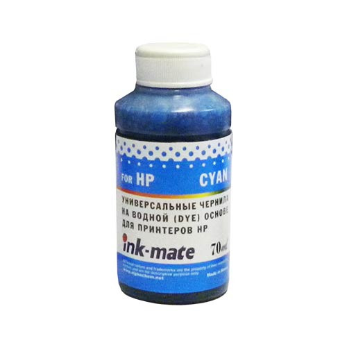 Чернила универсальные для  HP (70мл, cyan, Dye) HIMB-UC Ink-Mate