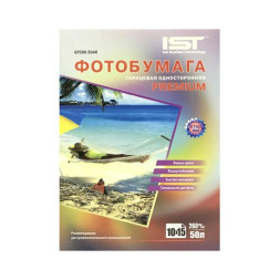 Фотобумага Premium глянцевая 4R(10x15), 260 г/м2, 50л, односторонняя, картон IST