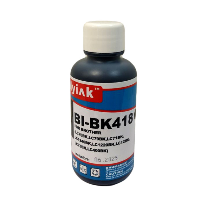 Чернила для Brother LC1240BK (100мл,black,Pigment) BI-BK418 EverBrite™ MyInk